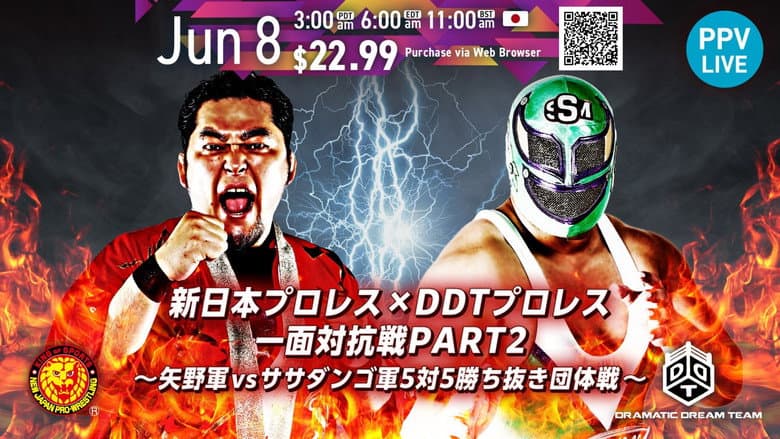 NJPW Vs. DDT: Toru Yano vs. Super Sasadango Machine, Part 2